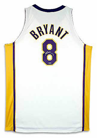 kobe bryant jersey number 8 white