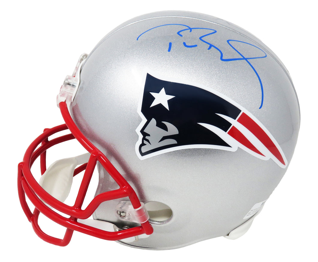 Tom Brady Signed New England Patriots Riddell Full Size Helmet - TriStar Authentic