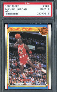 Michael Jordan 1988 Fleer All-Star PSA 9
