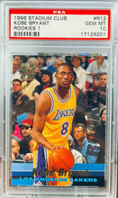 Load image into Gallery viewer, Kobe Bryant 1996 Stadium Club Rookie PSA 10
